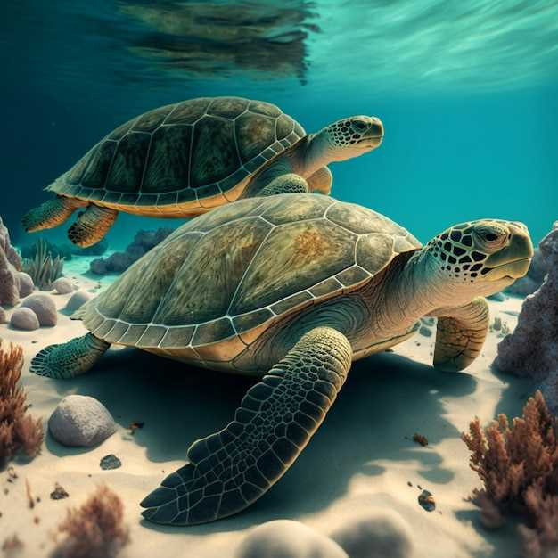 Rùa biển huyền bí và bí ẩn